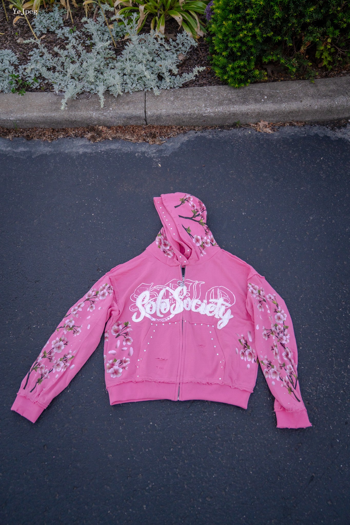 Pink Cherry Blossom Hoodie