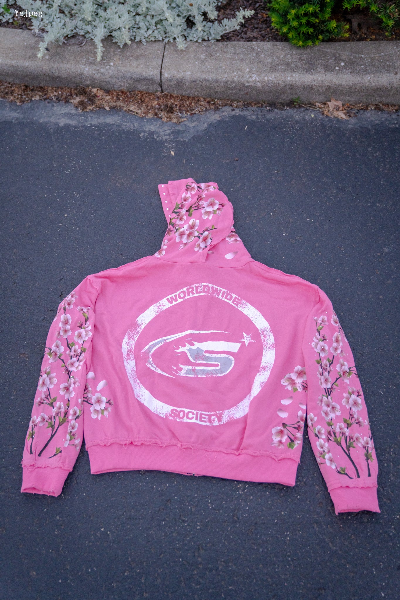 Pink Cherry Blossom Hoodie