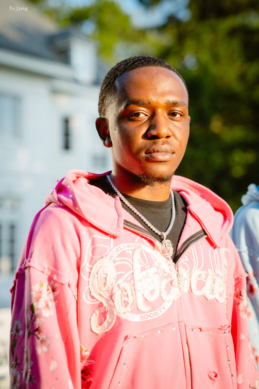 Pink Cherry Blossom Hoodie