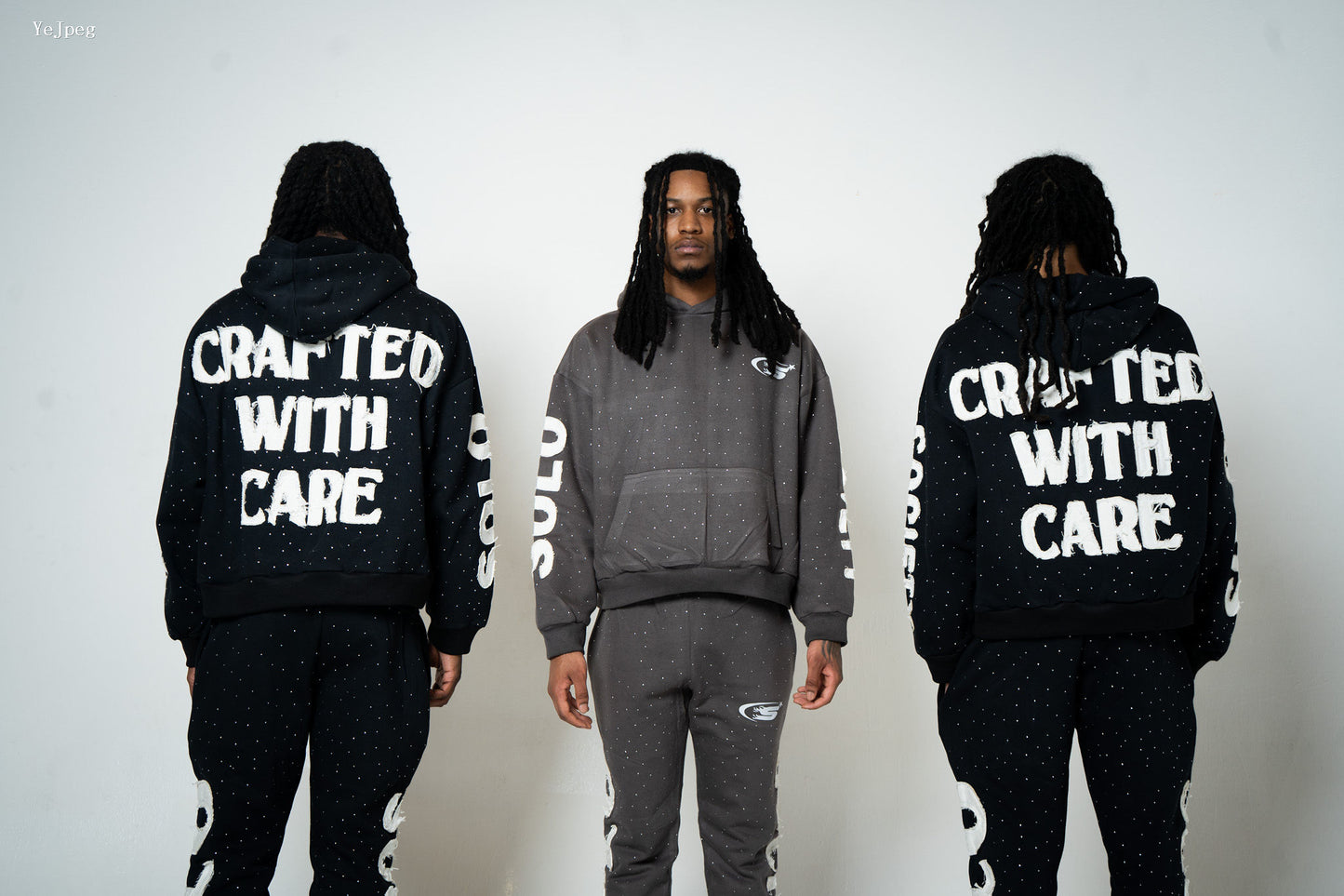 Black RhineStone Set