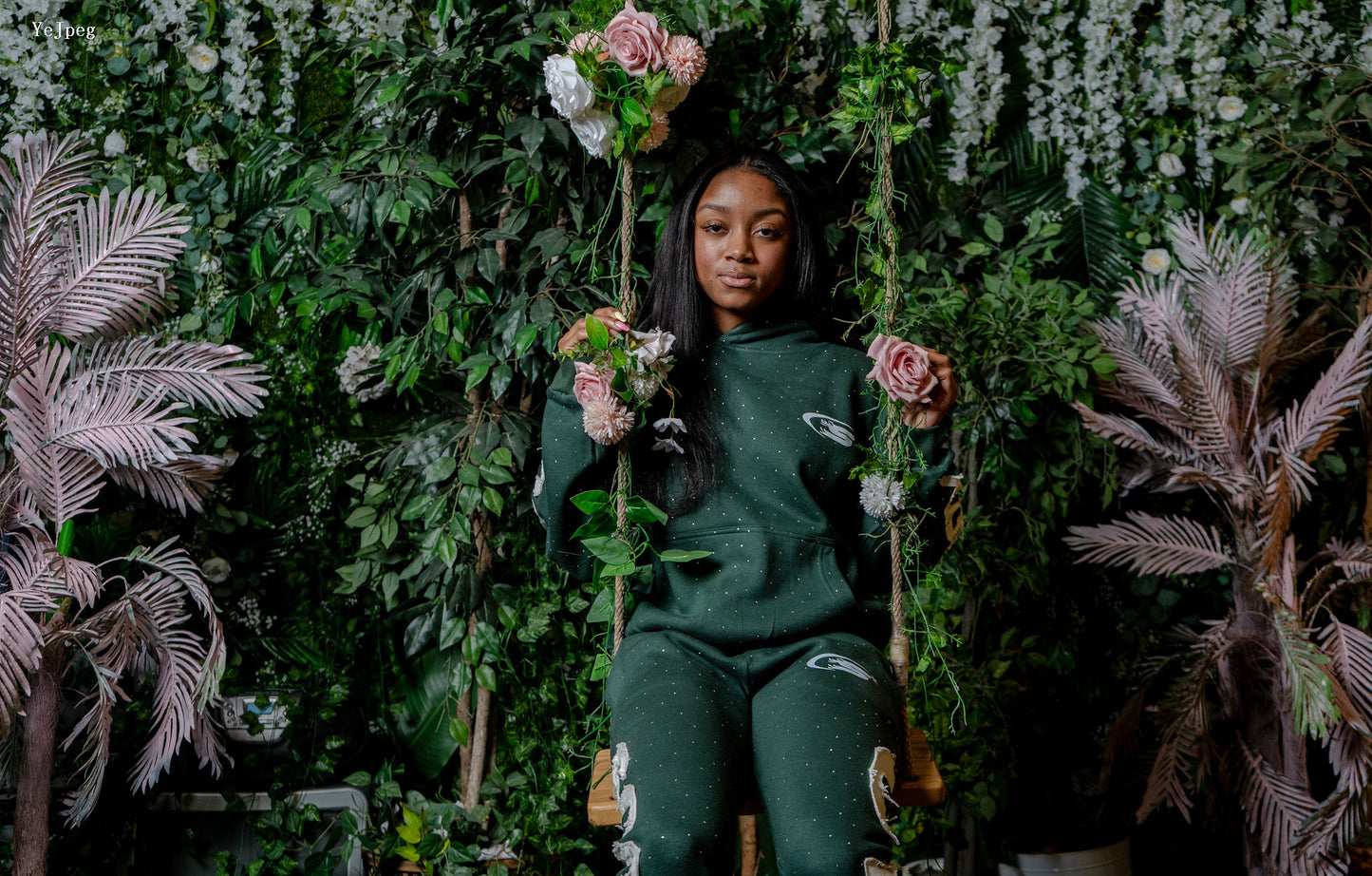 Pine Green RhineStone Set